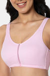 Amante Double Layered Non Wired Full Coverage Support Bra - Lilac Pink — thumbnail 4